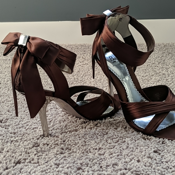 Bakers | Shoes | Brown Satin Bow Detail 